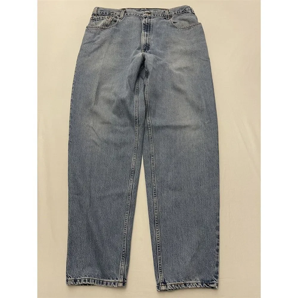 VTG Levi's 36 x 34 560 Comfort Fit Stone Washed Denim Jeans